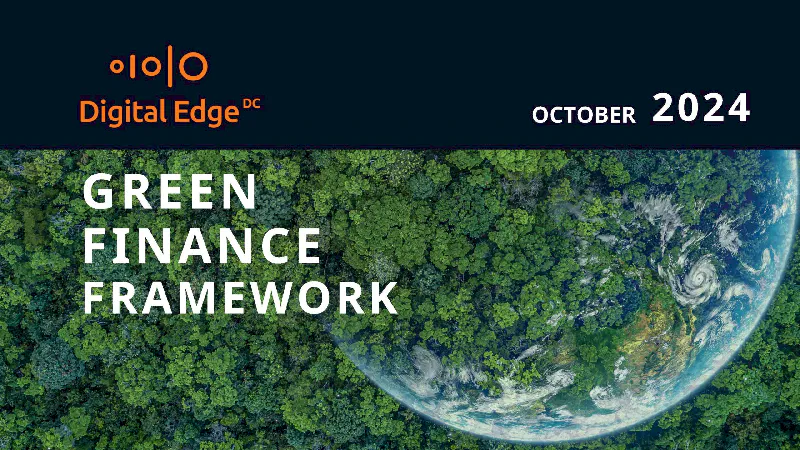 Digital Edge publishes Green Finance Framework